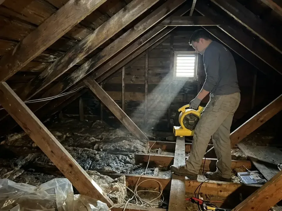 attic-water-damage-drying-proc-007 — frequently asked questions, Emergency Water Extraction & 24/7 Flood Response in Grover…